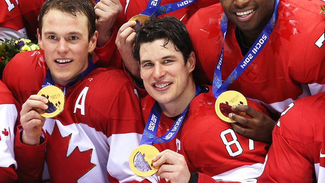 Crosby en los Juegos Olímpicos