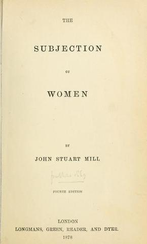 Publication of "The Subjection of Women".