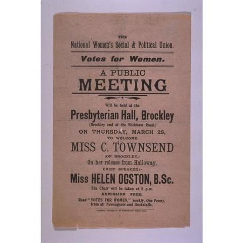 Formation of Women`s Social and Political Union.