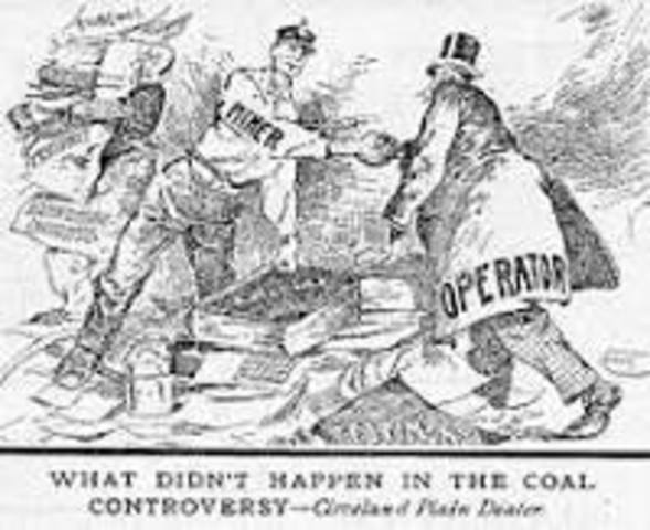 Anthracite Coal Strike Begins