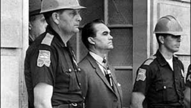 George Wallace Blocks University of Alabama Entrance
