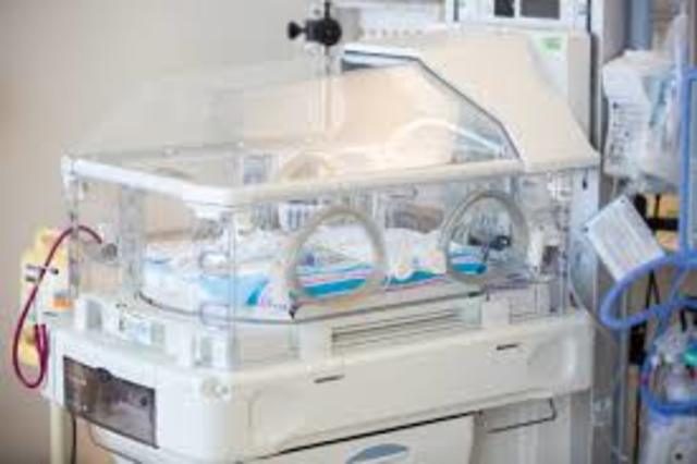 In the NICU (neonatal intensive care unit)
