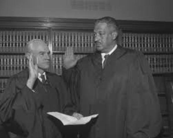 thurgood marshall appointed to supreme court