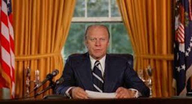 •	Ford Pardons Nixon (1974)