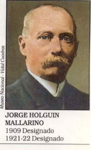 Jorge Holguín Mallarino junio - agosto 1909