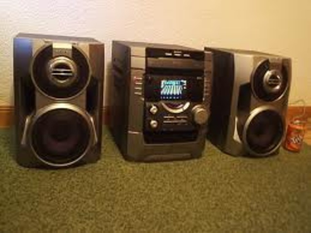 Mini cadena con radio