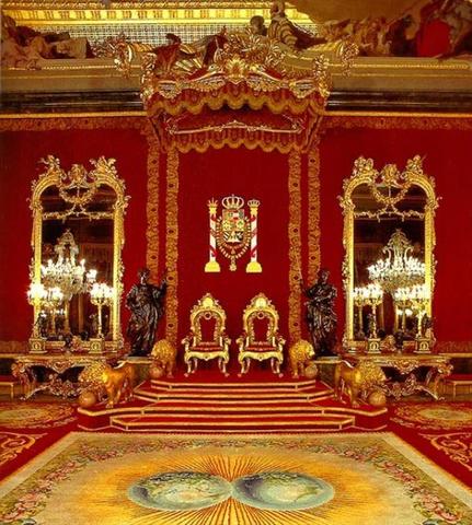 Llegada al trono de España