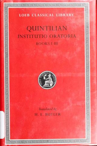 Retorik - Quintilianus 80 BCE