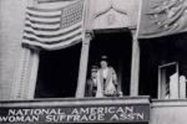 National American Woman Suffrage Association Formed