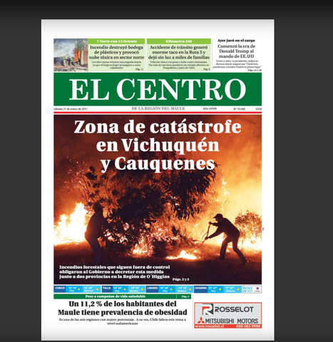 Dos comunas maulinas fueron declaradas como zona de catástrofe