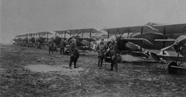 Germany leads air attack on Paris