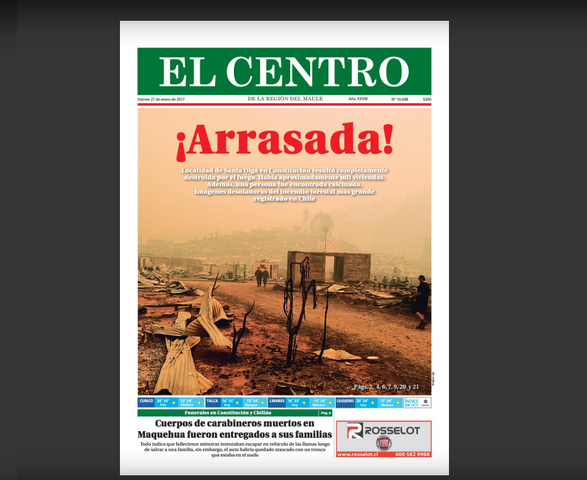 Noche de infierno dio paso a la desolación en Santa Olga