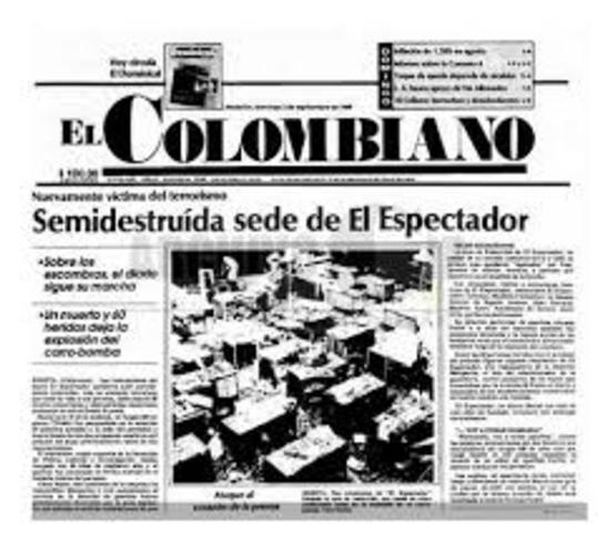 ATENTADO DEL PERIÓDICO (EL ESPECTADOR)