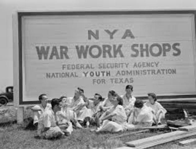 National Youth Administration (NYA) - New Deal Program