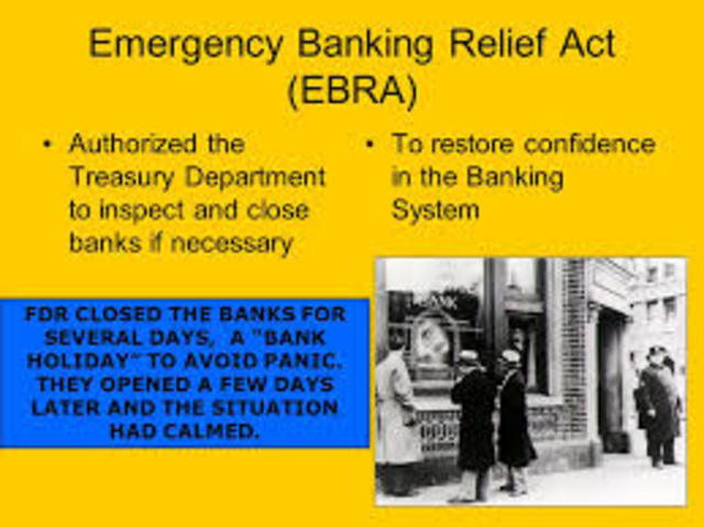 Emergency Banking Relief Act (EBRA) - New Deal Program