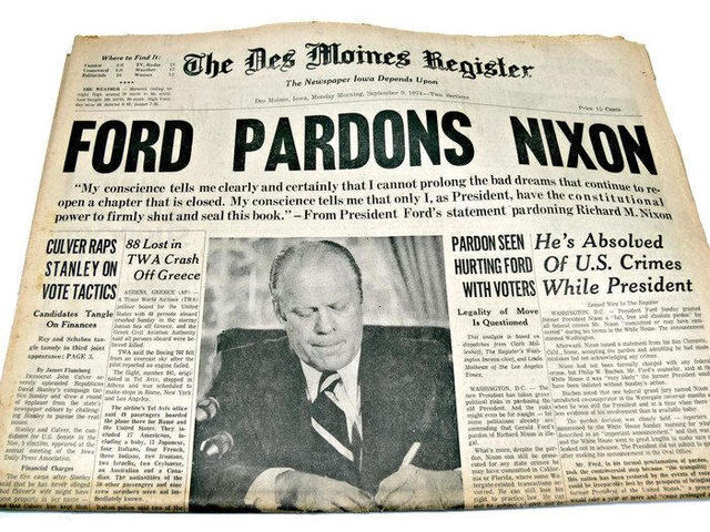 Ford Pardons Nixon