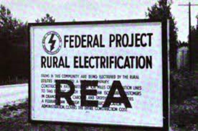 Rural Electricfication Administration (REA) - New Deal Programs