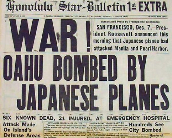 Ataque japonés de Pearl Harbor
