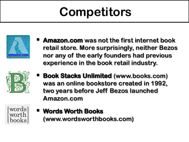 Book Stacks Unlimited, fue la primera tienda en desarrollar un e-Commerce aceptando como forma de pago el uso de tarjetas de crédito.