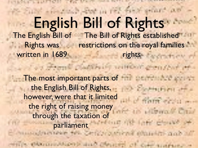 English Bill of Rights