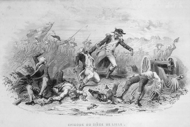 French defeat Austrians in northern Italy and make peace.