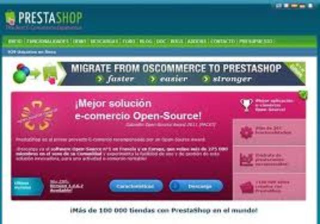 Lanzamiento de Prestashop, solución e-Commerce Open Source