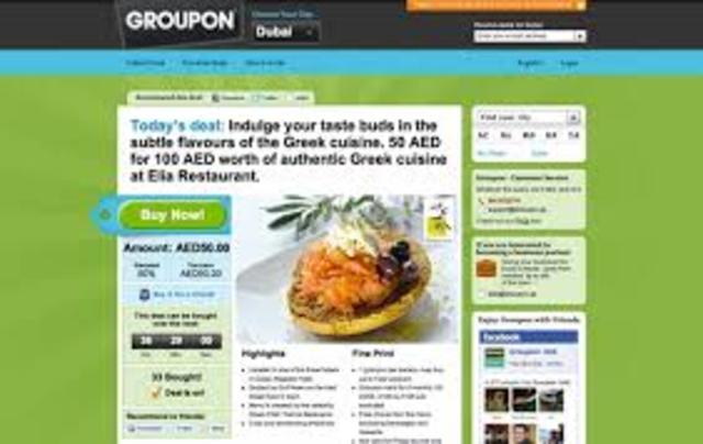 Aparece Groupon un caso de éxito sin precedentes.