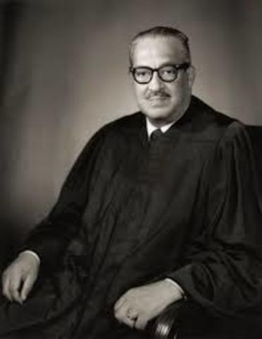 thurgood marshall appointed to supreme court