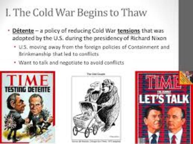 Policy of detente begins