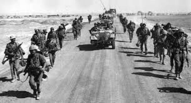 Arab- Israeli war begins