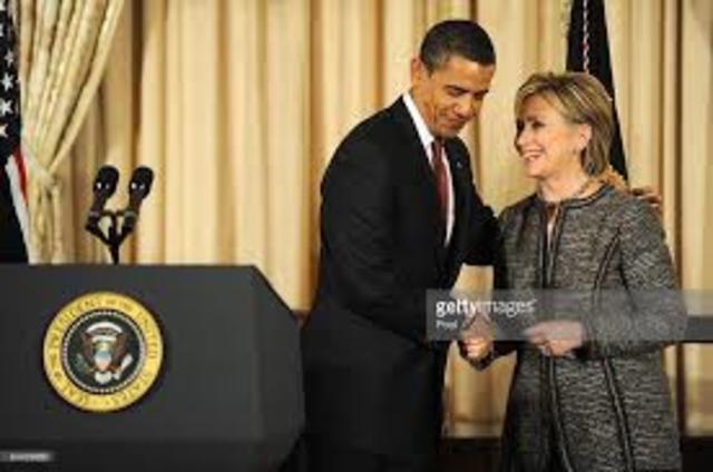 Hilary Clinton Appointed U.S. Secretary of State