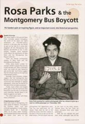 Rosa Parks and Montgomery Bus Boycott
