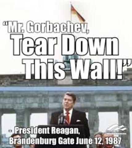 mr. gorbachev,tear down this wall