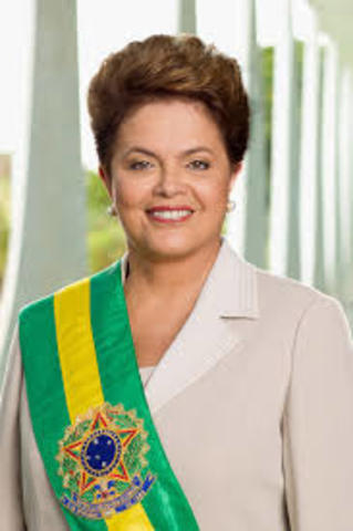 Dilma Rousseff becomes Brazil's first female president
