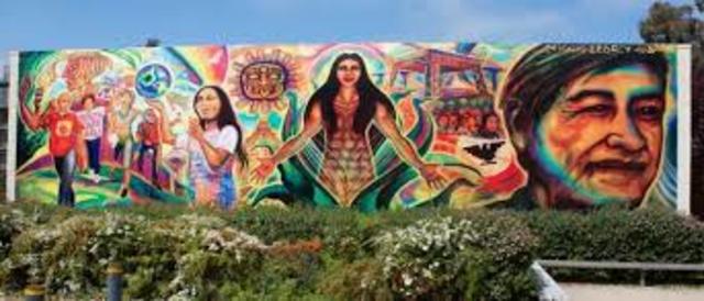 Chicano Mural Movement Begins