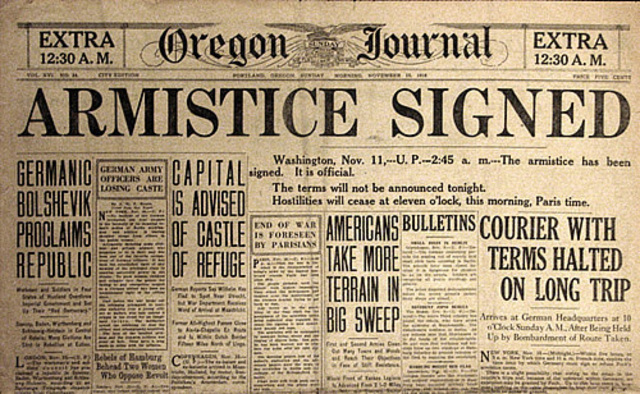 Armistice Signed