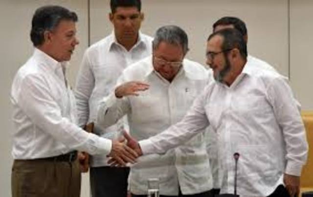 Firma del tratado de paz