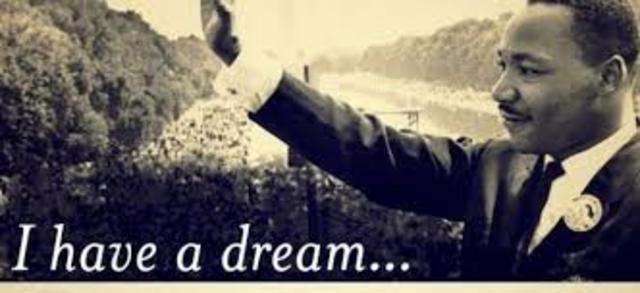MArtin Luther King gives his famous “I Have a Dream Speech”