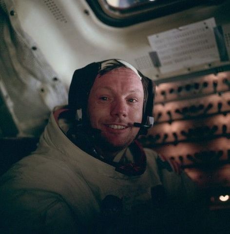 Apollo 11 astronauts Neil Armstrong and Edwin “Buzz” Aldrin become the first humans to land on the moon