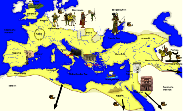 Romeinse rijk bereikt zijn grootste omvang