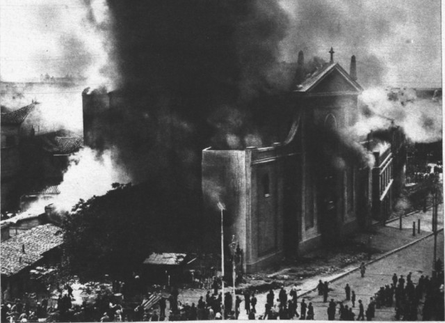 La quema de conventos de mayo