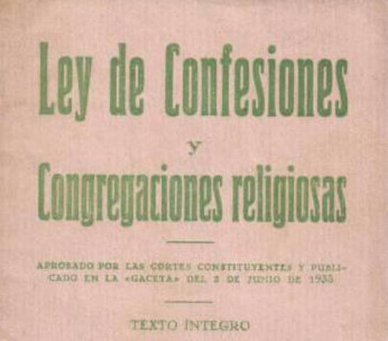 Ley de Confesiones y Congregaciones Religiosas
