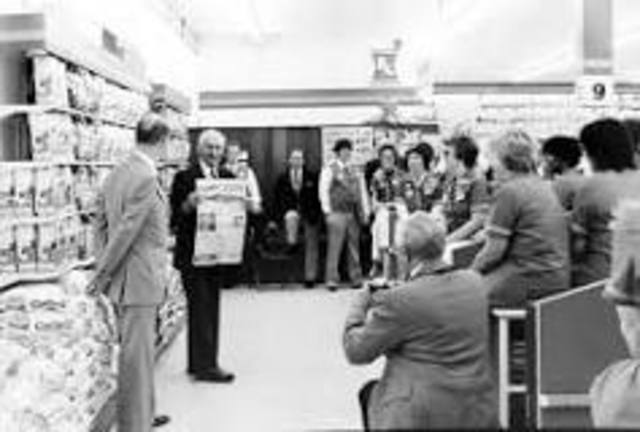 sam walton opens first walmart
