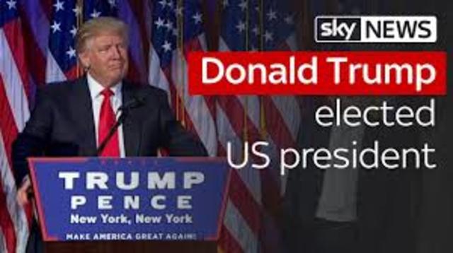 Donald Trump Elected President