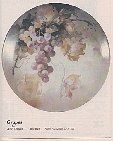 Emily gives china painting lessons