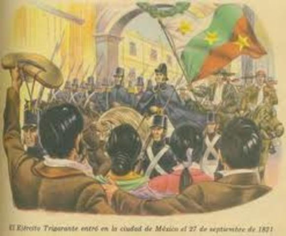 Consumación. Etapa de Guerrero e Iturbide