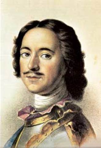 Pietro il Grande zar di Russia