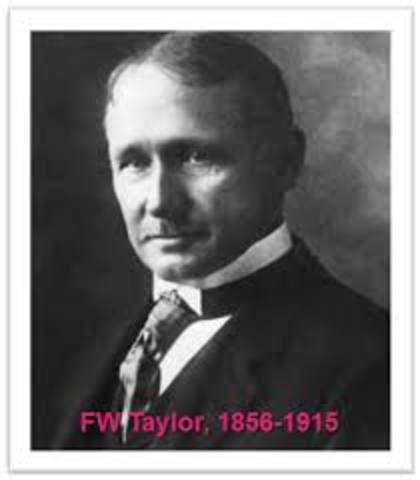 Teoría de la Administración Científica (Frederick Winslow Taylor 1856-1915)