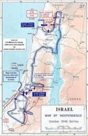 •	Arab-Israeli War Begins (1948)