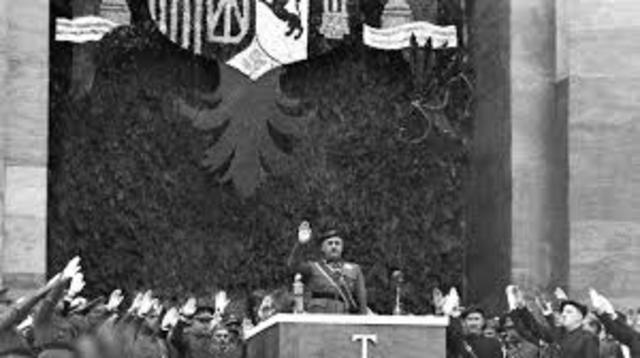 El comienzo de la Guerra Civil.